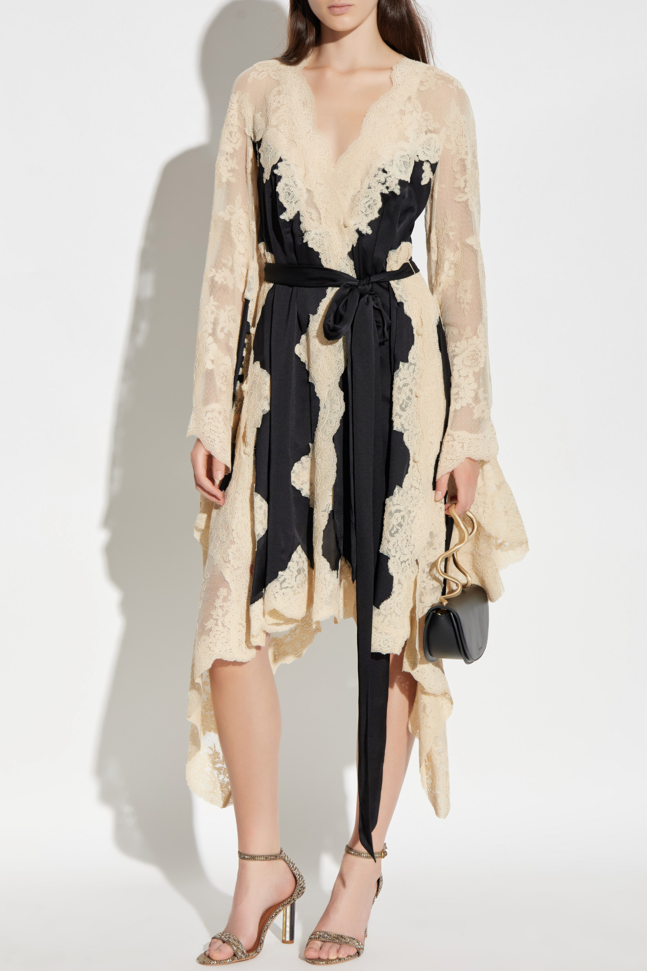Cream Lace dress with a waist belt Zimmermann - Vitkac Canada